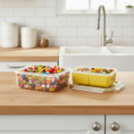 ظرف غذای کودک ایزی‌لاک مستطیل - کد 202.1