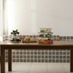 سرویس فریزری 6 پارچه ایزی‌لاک مستطیل - کد 206