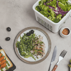 ظرف فریزری سبددار ایزی‌لاک مربع