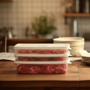 ظرف فریزری نیلا پک سه عددی - کد 1001