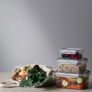 سرویس فریزری 6 پارچه ایزی‌لاک پلاس مستطیل