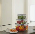 سرویس فریزری 6 پارچه ایزی لاک پلاس مربع