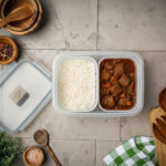 ظرف فریزری دوخانه ایزی‌لاک مستطیل - کد 202.2