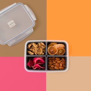 ظرف فریزری چهار خانه ایزی‌لاک مستطیل ۳