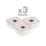 پک سه عددظرف فریزری ایزی لاک مربع دو - Image 2