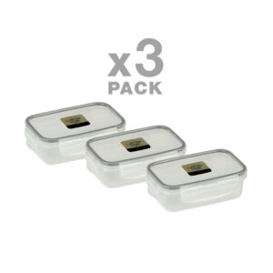 پک سه عدد ظرف فریزری ایزی لاک مستطیل یک