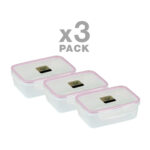 پک سه عدد ظرف فریزری ایزی لاک مستطیل دو - Image 4