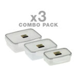 کمبو ظرف فریزری ایزی لاک مستطیل