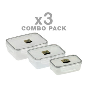 کمبو ظرف فریزری ایزی لاک مستطیل